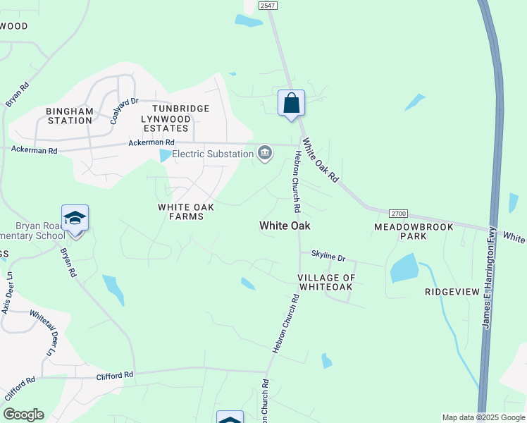 map of restaurants, bars, coffee shops, grocery stores, and more near 156 Velvet Ridge Way in Garner