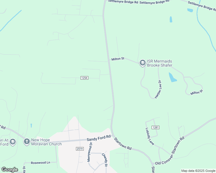 map of restaurants, bars, coffee shops, grocery stores, and more near 3005 Startown Road in Newton