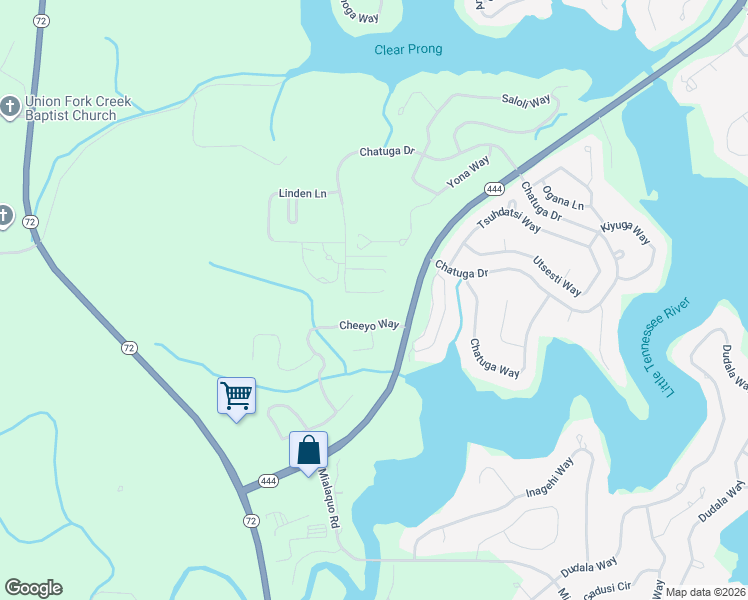 map of restaurants, bars, coffee shops, grocery stores, and more near 158 Cheeyo Way in Loudon