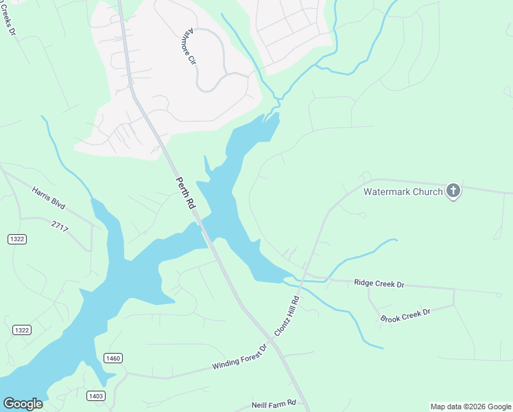 map of restaurants, bars, coffee shops, grocery stores, and more near 174 Hamptons Cove Road in Troutman