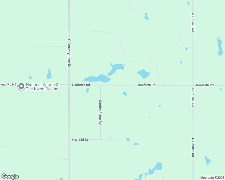 map of restaurants, bars, coffee shops, grocery stores, and more near 19201 Aerial Road in Edmond