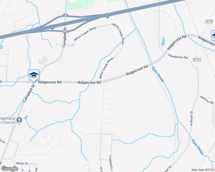 map of restaurants, bars, coffee shops, grocery stores, and more near 20 Stonewater Creek Drive in Jackson