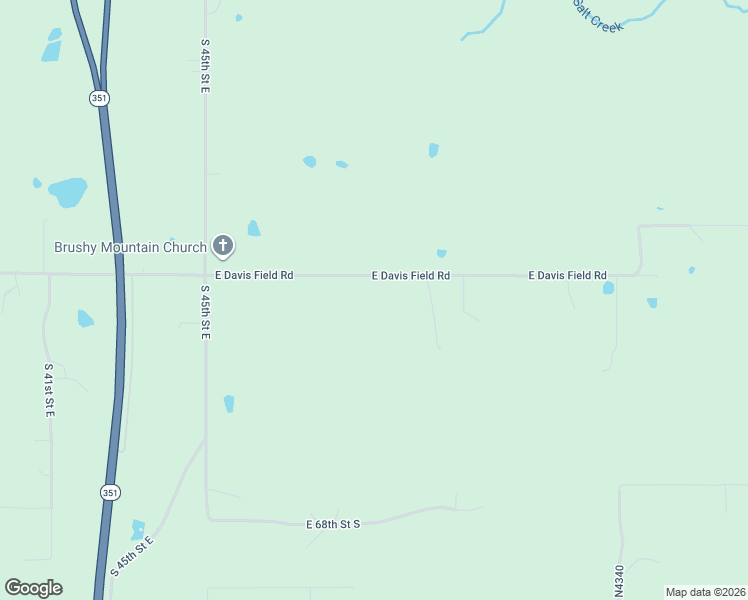 map of restaurants, bars, coffee shops, grocery stores, and more near 4849 East Davis Field Road in Muskogee