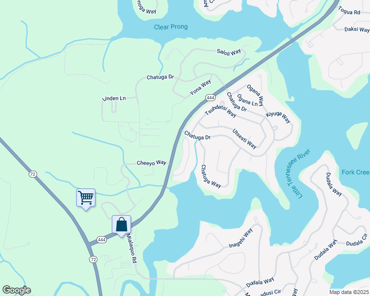 map of restaurants, bars, coffee shops, grocery stores, and more near 106 Bokoshe Circle in Loudon