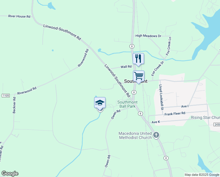 map of restaurants, bars, coffee shops, grocery stores, and more near Cow Pasture Lane in Lexington