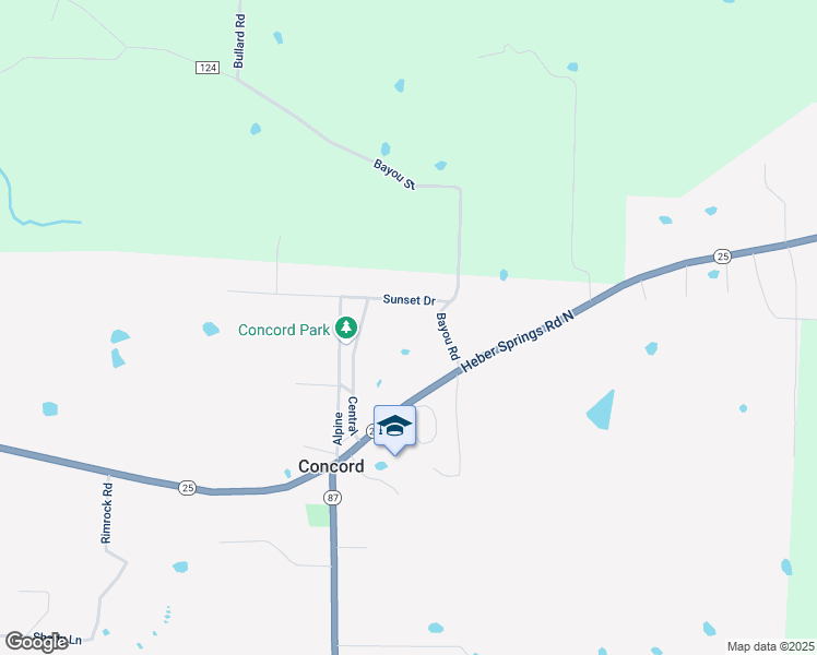 map of restaurants, bars, coffee shops, grocery stores, and more near 65 Central Street in Concord