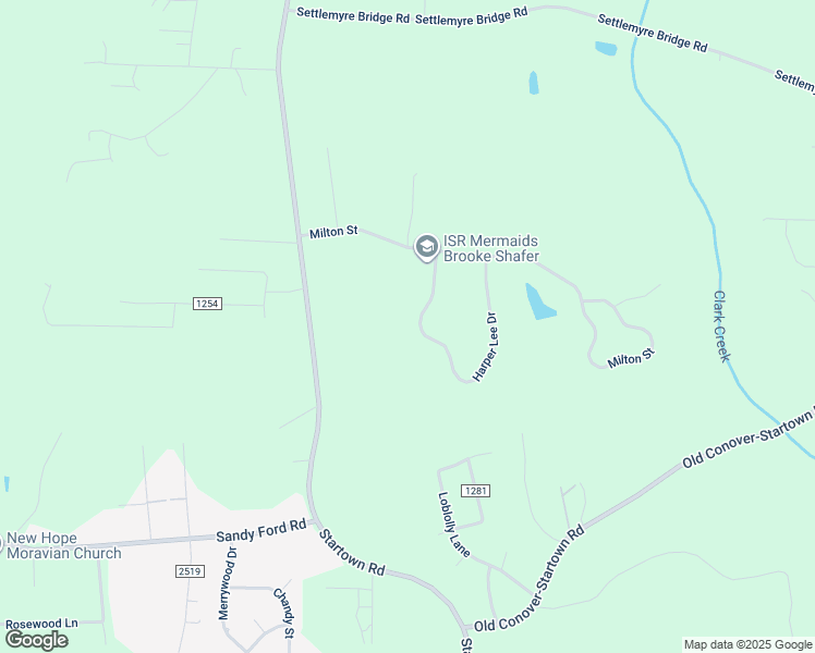 map of restaurants, bars, coffee shops, grocery stores, and more near 1076 Harper Lee Drive in Newton