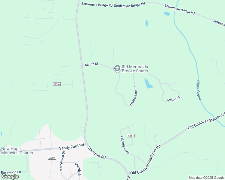 map of restaurants, bars, coffee shops, grocery stores, and more near 1076 Harper Lee Drive in Newton