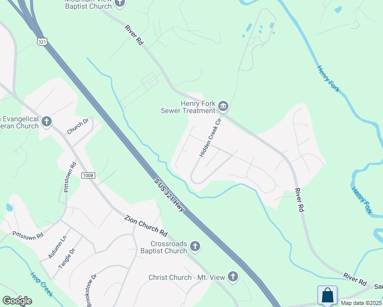map of restaurants, bars, coffee shops, grocery stores, and more near 4060 Lost Creek Court in Hickory