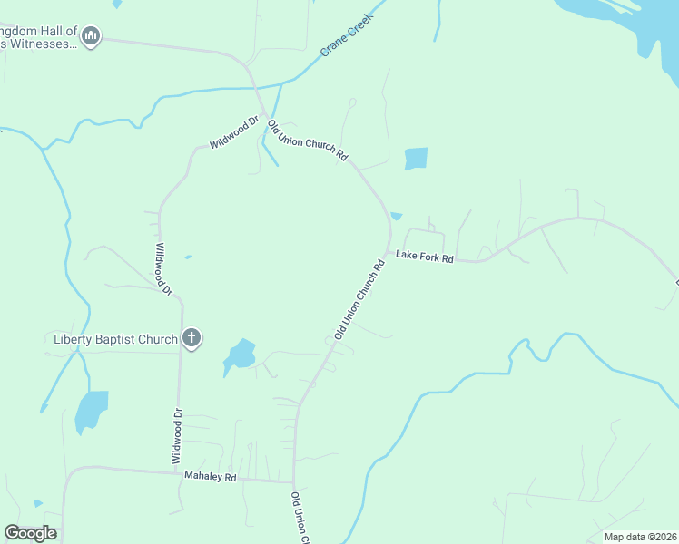 map of restaurants, bars, coffee shops, grocery stores, and more near 2865 Old Union Church Road in Salisbury