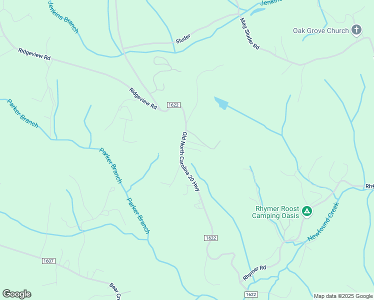 map of restaurants, bars, coffee shops, grocery stores, and more near 7 Arvee Hi in Alexander