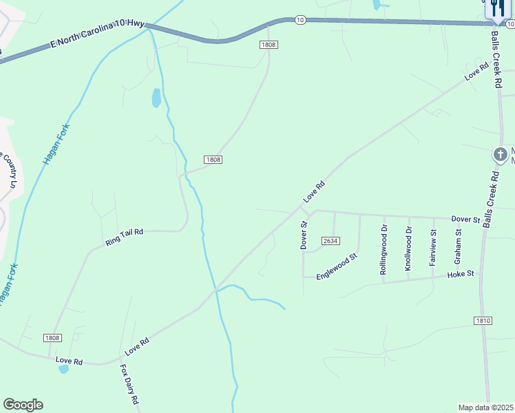 map of restaurants, bars, coffee shops, grocery stores, and more near 3880 Love Road in Claremont