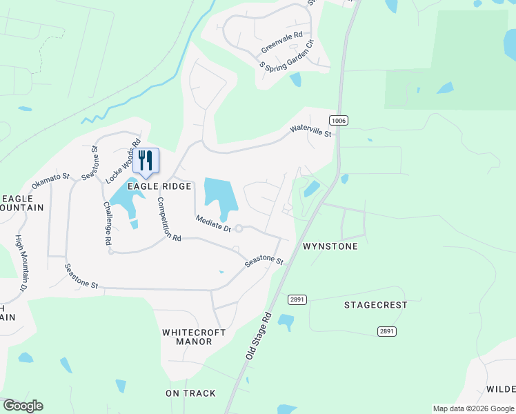 map of restaurants, bars, coffee shops, grocery stores, and more near 112 Cupp Court in Raleigh
