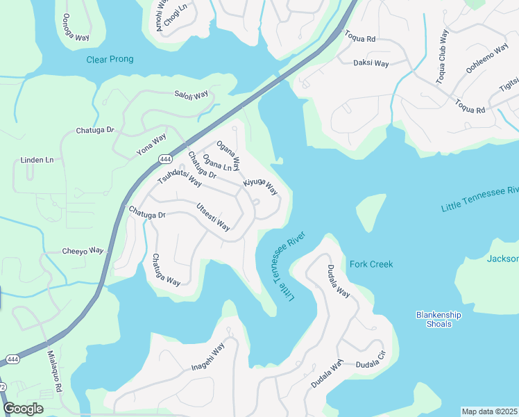 map of restaurants, bars, coffee shops, grocery stores, and more near 157 Chatuga Drive in Loudon