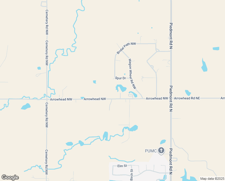 map of restaurants, bars, coffee shops, grocery stores, and more near 617 Arrowhead Northwest in Piedmont