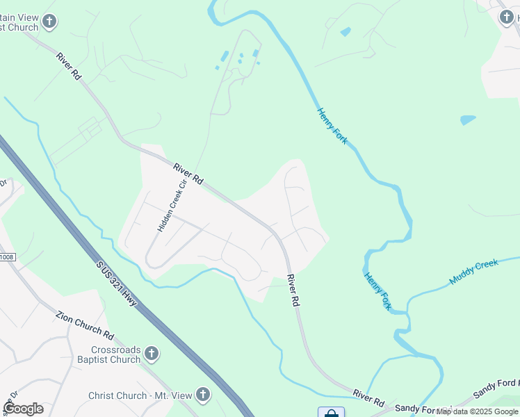 map of restaurants, bars, coffee shops, grocery stores, and more near 3860 River Road in Hickory