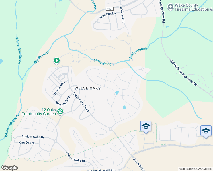 map of restaurants, bars, coffee shops, grocery stores, and more near 317 Ivy Arbor Way in Holly Springs