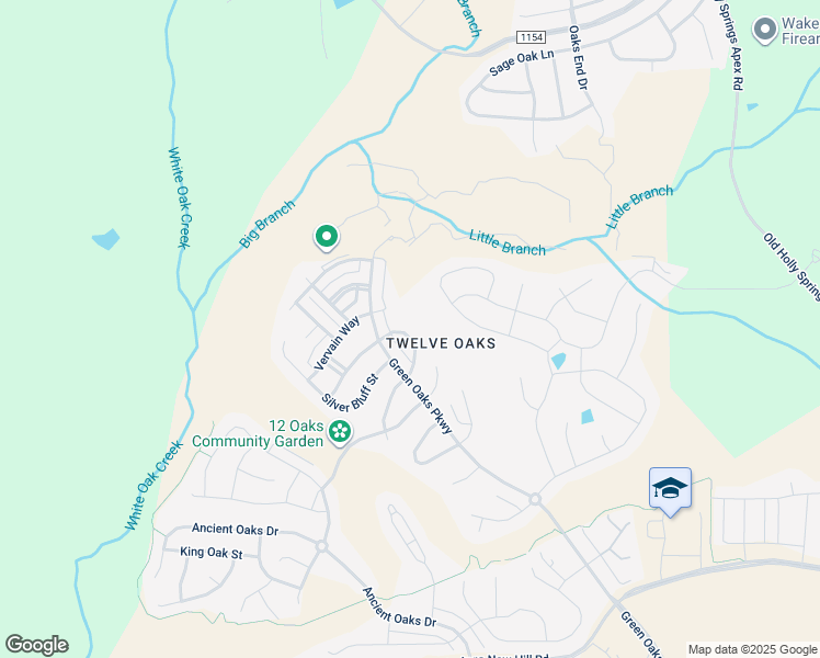 map of restaurants, bars, coffee shops, grocery stores, and more near 133 Synandra Lane in Holly Springs