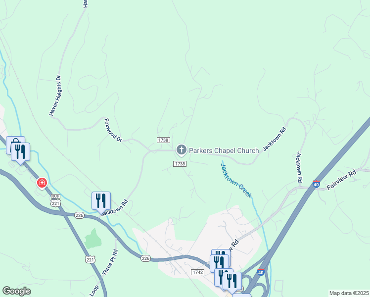 map of restaurants, bars, coffee shops, grocery stores, and more near 12 Owl Hollow Road in Marion