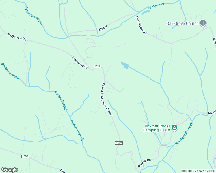 map of restaurants, bars, coffee shops, grocery stores, and more near 7 Arvee Hi in Alexander