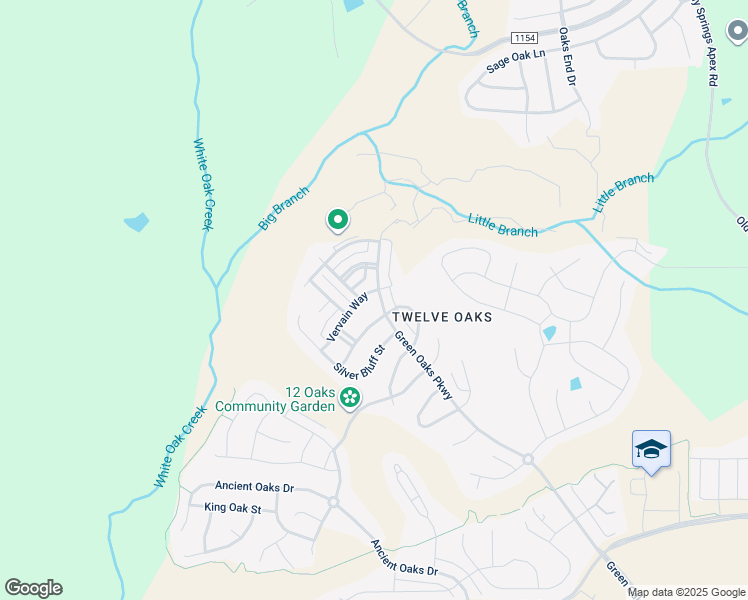 map of restaurants, bars, coffee shops, grocery stores, and more near 1713 Green Oaks Parkway in Holly Springs