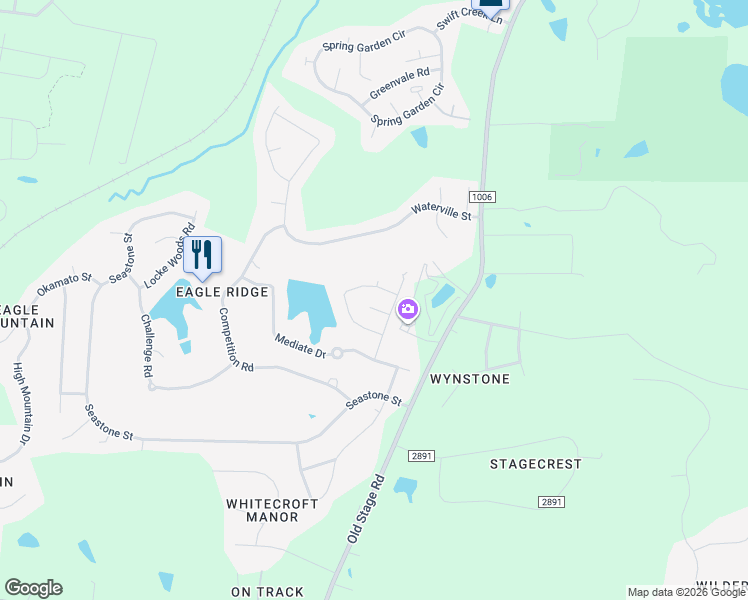 map of restaurants, bars, coffee shops, grocery stores, and more near 112 Cupp Court in Raleigh