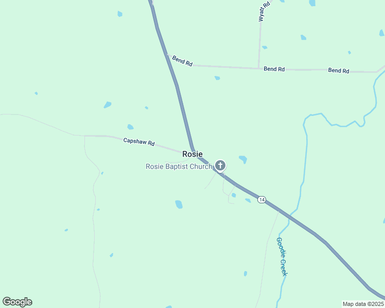 map of restaurants, bars, coffee shops, grocery stores, and more near in Rosie