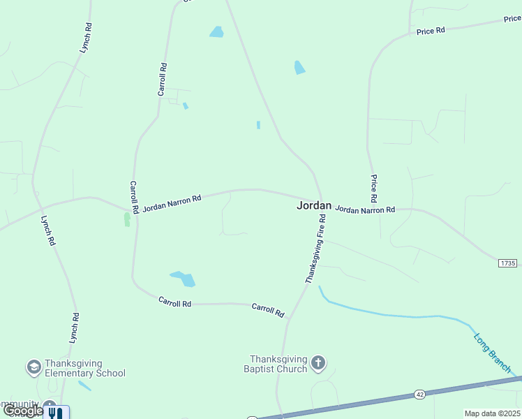 map of restaurants, bars, coffee shops, grocery stores, and more near 987 Jordan Narron Rd in Selma