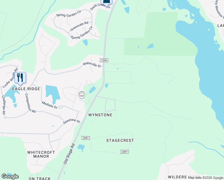 map of restaurants, bars, coffee shops, grocery stores, and more near 4000 Stone Summit Lane in Raleigh