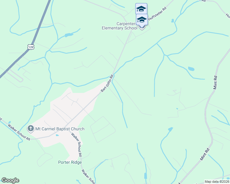 map of restaurants, bars, coffee shops, grocery stores, and more near 112 Bart Giffin Road in Maryville