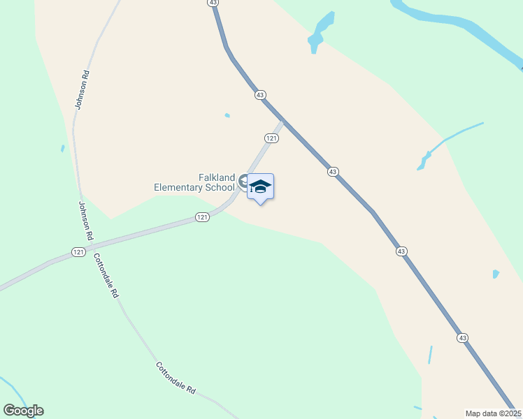 map of restaurants, bars, coffee shops, grocery stores, and more near 503 North Carolina 121 in Greenville