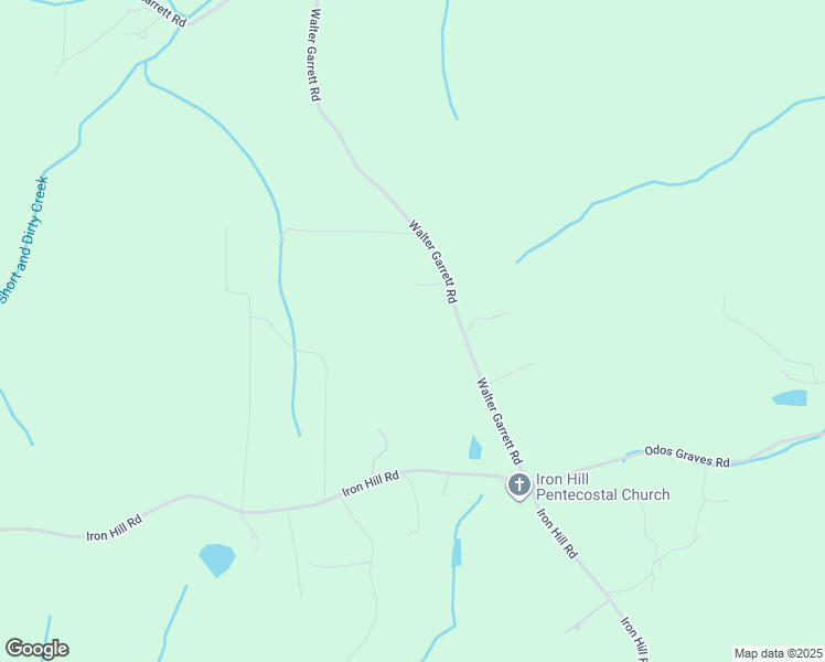 map of restaurants, bars, coffee shops, grocery stores, and more near 1790 Walter Garrett Road in Parsons