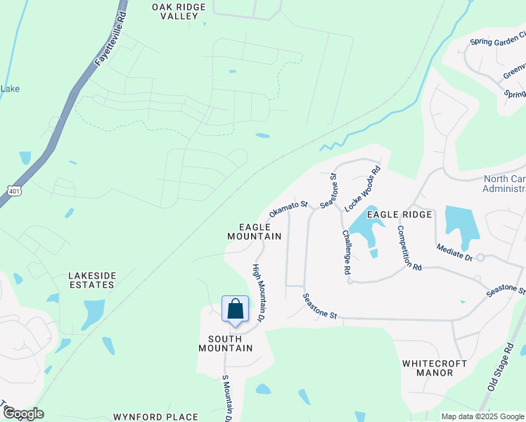 map of restaurants, bars, coffee shops, grocery stores, and more near 212 Okamato Street in Raleigh