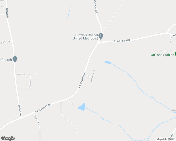 map of restaurants, bars, coffee shops, grocery stores, and more near 7237 Long Island Road in Catawba