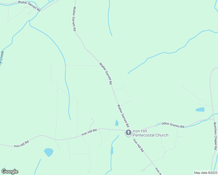 map of restaurants, bars, coffee shops, grocery stores, and more near 1790 Walter Garrett Rd in Parsons