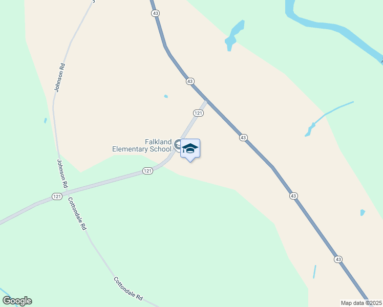 map of restaurants, bars, coffee shops, grocery stores, and more near 503 North Carolina 121 in Greenville