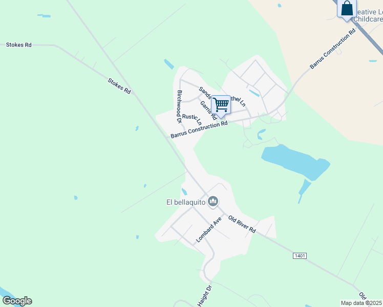 map of restaurants, bars, coffee shops, grocery stores, and more near 3298 Old River Road in Greenville