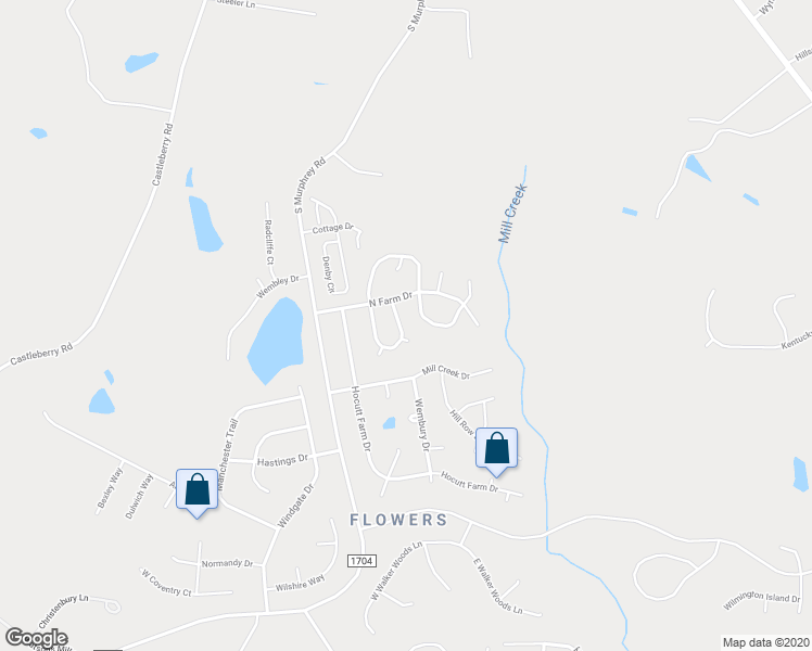 map of restaurants, bars, coffee shops, grocery stores, and more near 200 Willowbrook Circle in Clayton