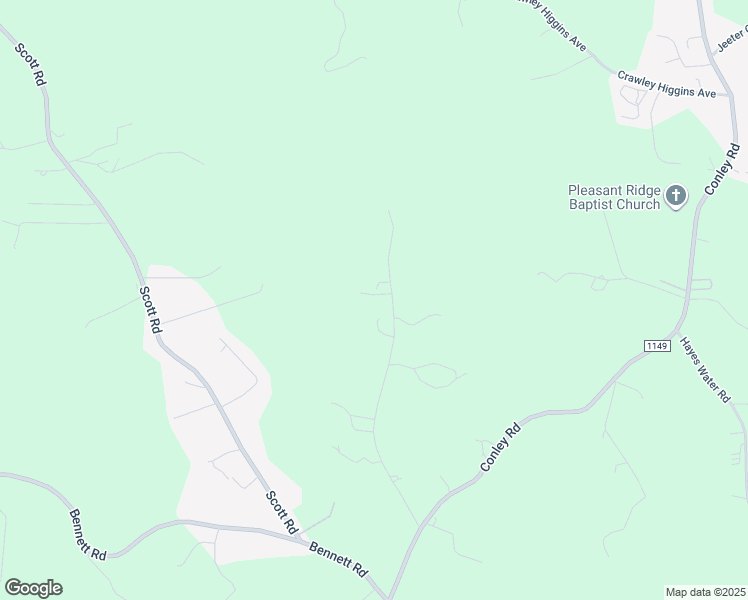 map of restaurants, bars, coffee shops, grocery stores, and more near 4974 Foreman Street in Morganton