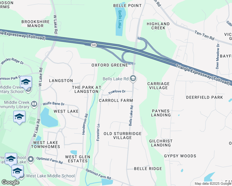 map of restaurants, bars, coffee shops, grocery stores, and more near 8202 Newcomb Street in Apex