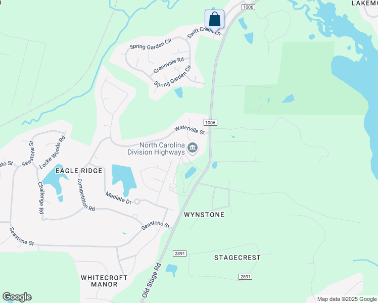 map of restaurants, bars, coffee shops, grocery stores, and more near 1312 Field Stream Farm Road in Raleigh