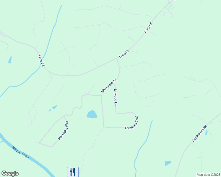 map of restaurants, bars, coffee shops, grocery stores, and more near 305 Riverwood Drive in Clayton