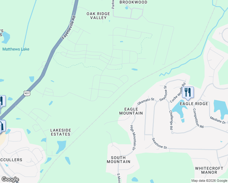 map of restaurants, bars, coffee shops, grocery stores, and more near 216 Okamato Street in Raleigh