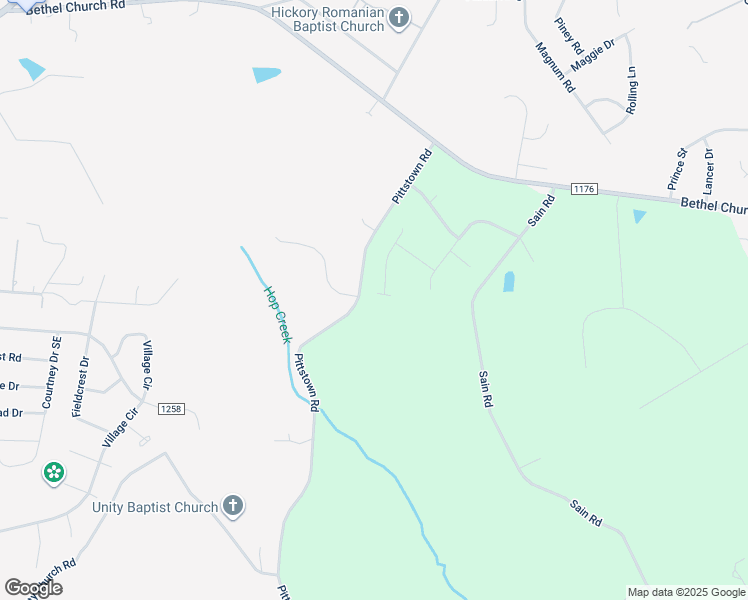 map of restaurants, bars, coffee shops, grocery stores, and more near in Hickory