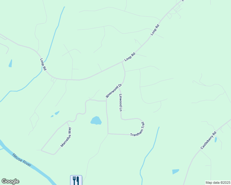 map of restaurants, bars, coffee shops, grocery stores, and more near 305 Riverwood Drive in Clayton