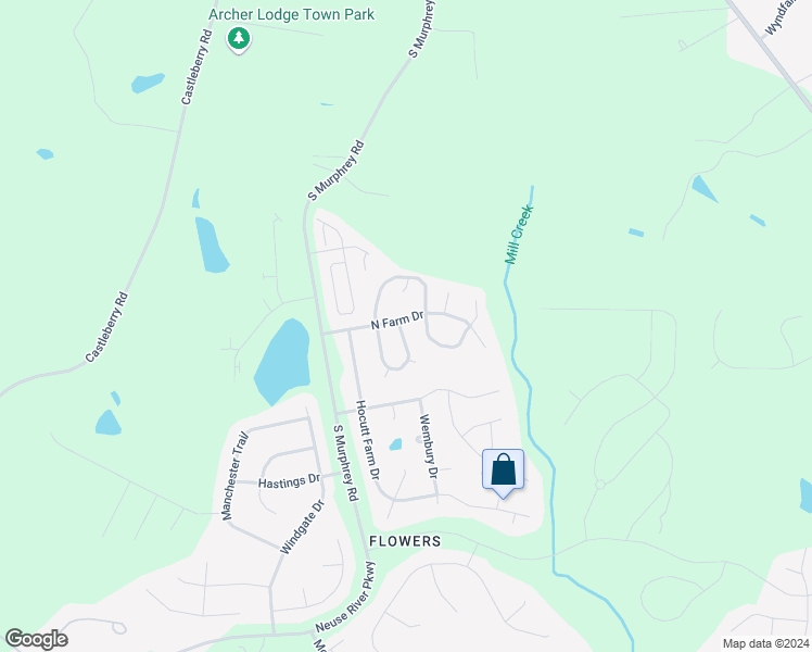 map of restaurants, bars, coffee shops, grocery stores, and more near 260 Willowbrook Circle in Clayton