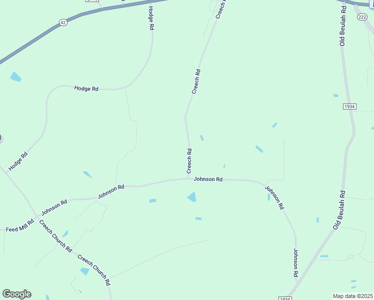 map of restaurants, bars, coffee shops, grocery stores, and more near 850 Johnson Road in Kenly