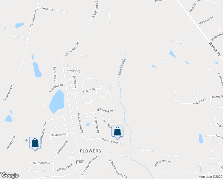 map of restaurants, bars, coffee shops, grocery stores, and more near 24 Cedar Grove Court in Clayton