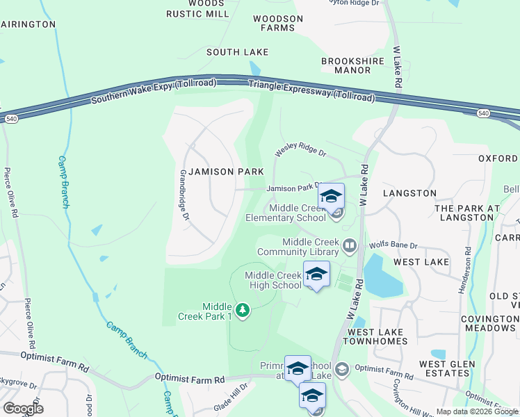 map of restaurants, bars, coffee shops, grocery stores, and more near 139 Jamison Woods Lane in Apex