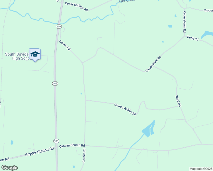 map of restaurants, bars, coffee shops, grocery stores, and more near Old Highway 109 in Denton